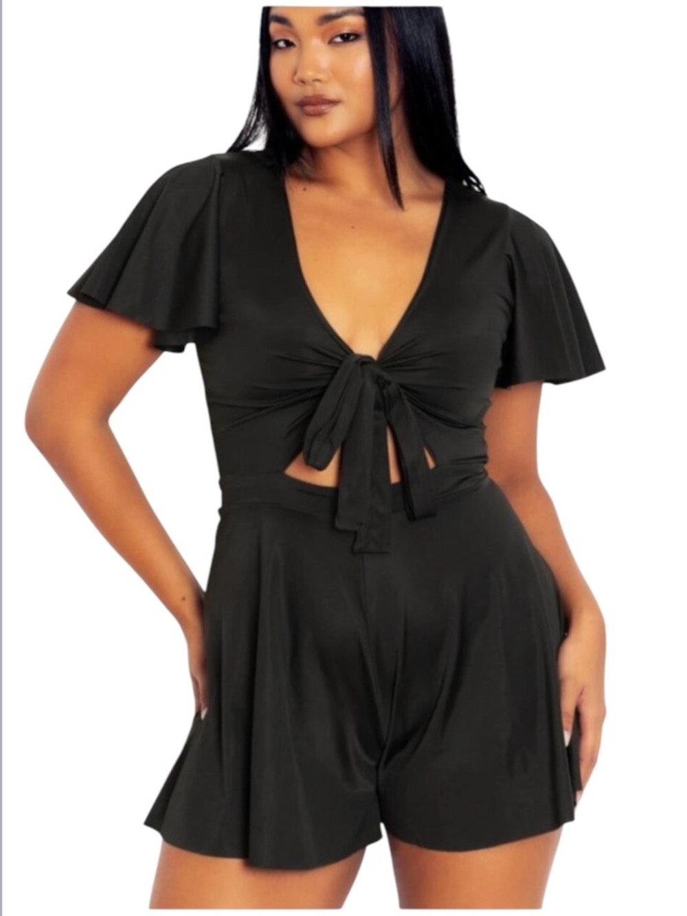 NWT Blackmilk Sleek Rio Playsuit Black Size Medium